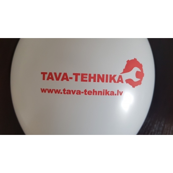 Balon z nadrukiem 'Tava-Tehnika'